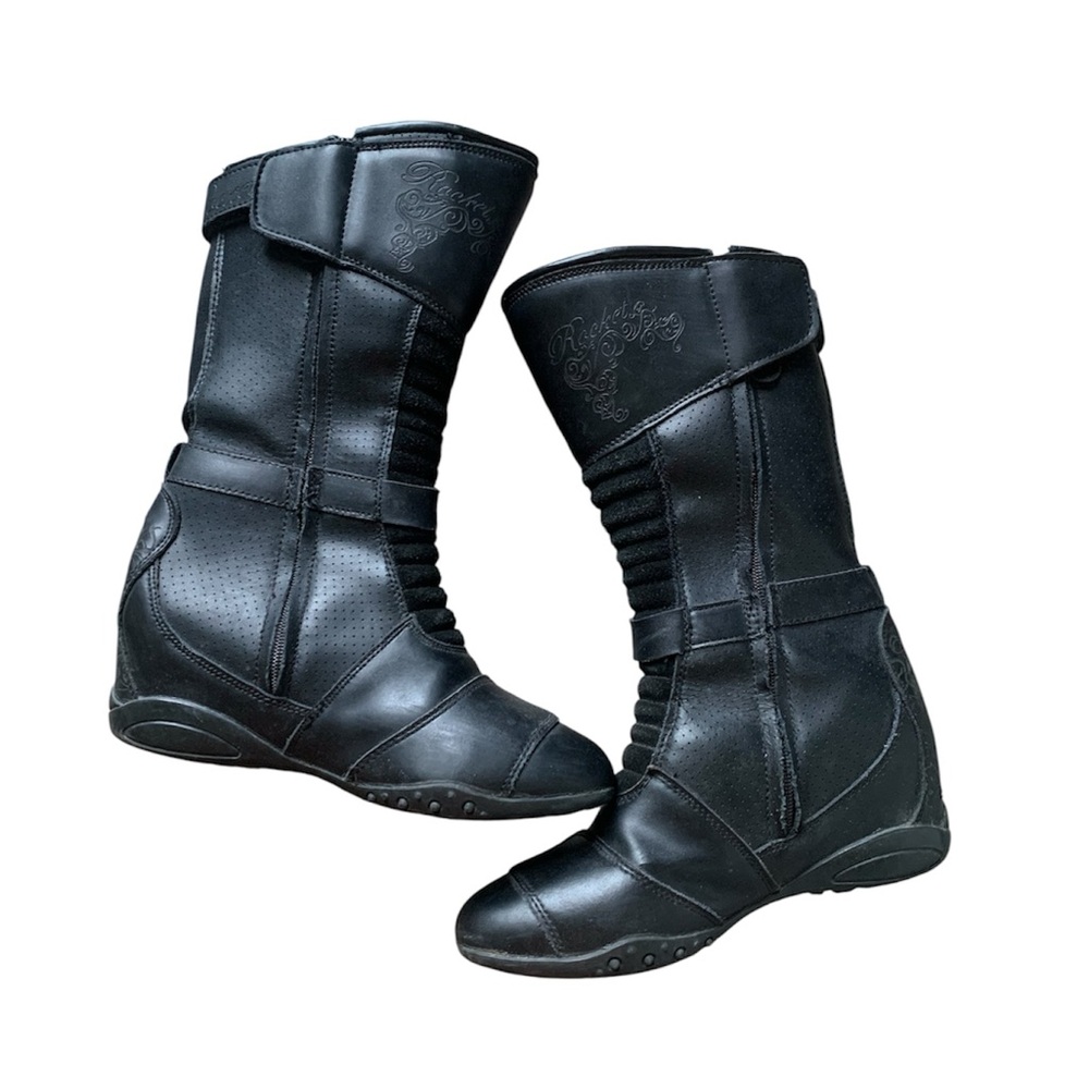 Joe Rocket Black Women's Moto Boots